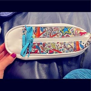 Girl Scout Pencil Case Tennis shoe look alike,Little brownie Baker white-